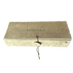 🌻Pandora Suede Jewelry / Charm Box Organizer